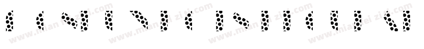 Moshun Dots Regular字体转换